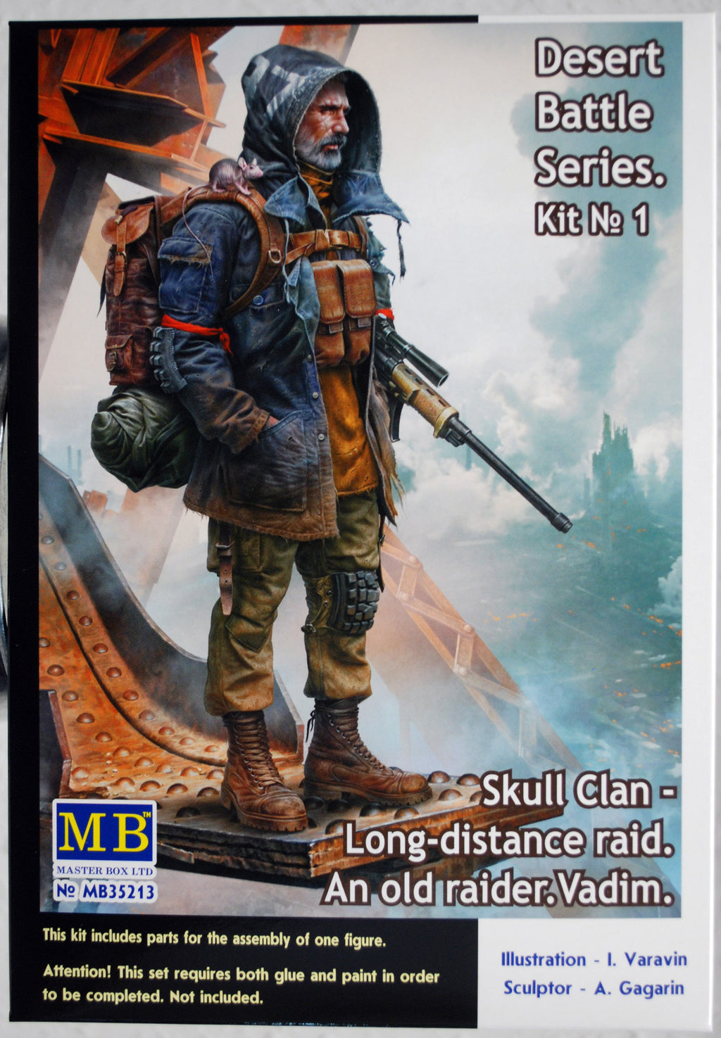 35213 Master Box Skull Clan Long-distance raid An old raider, Vadim 1:35