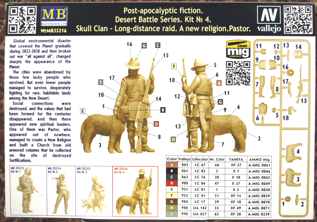 35216 Master Box Skull Clan Long-distance raid A new religion. Pastor 1:35