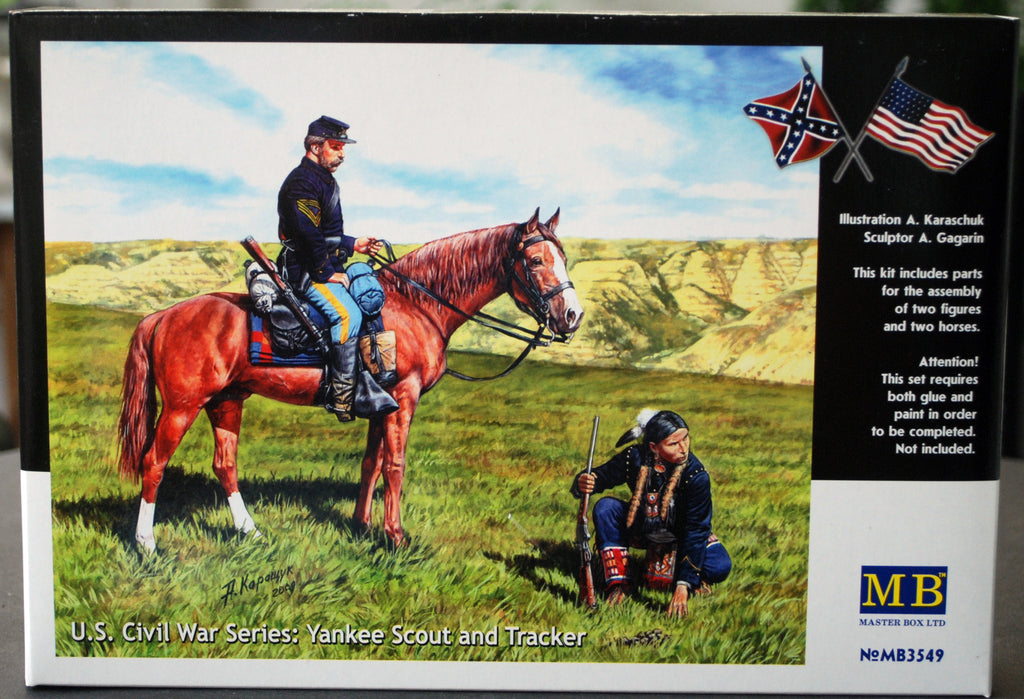 3549 Master Box Civil War Series Yankee Scout & Tracker, 1:35