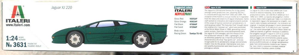 Italeri 3631 1991 Jaguar XJ 220 1:24 wieder neu 2021