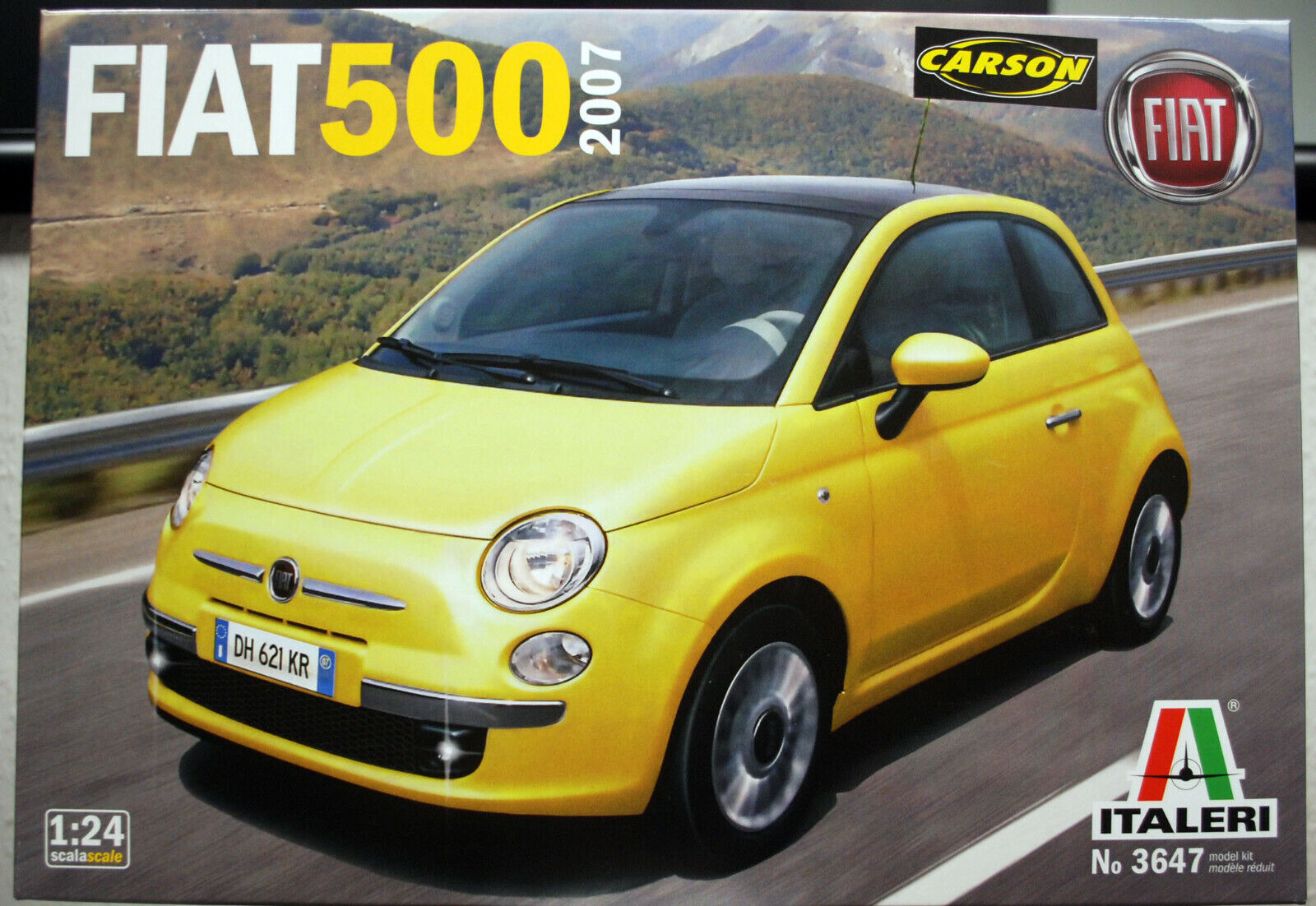 2007 Fiat 500 1:24 Italeri 3647
