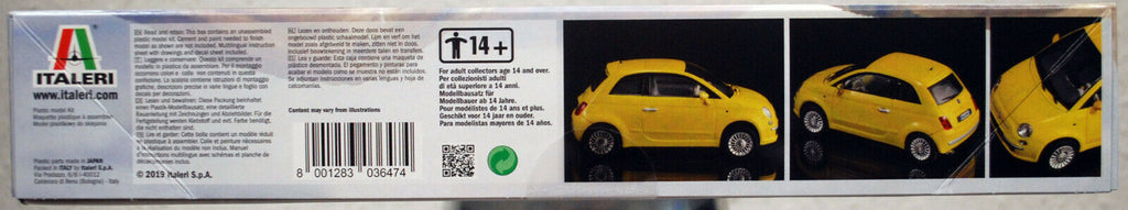 2007 Fiat 500 1:24 Italeri 3647