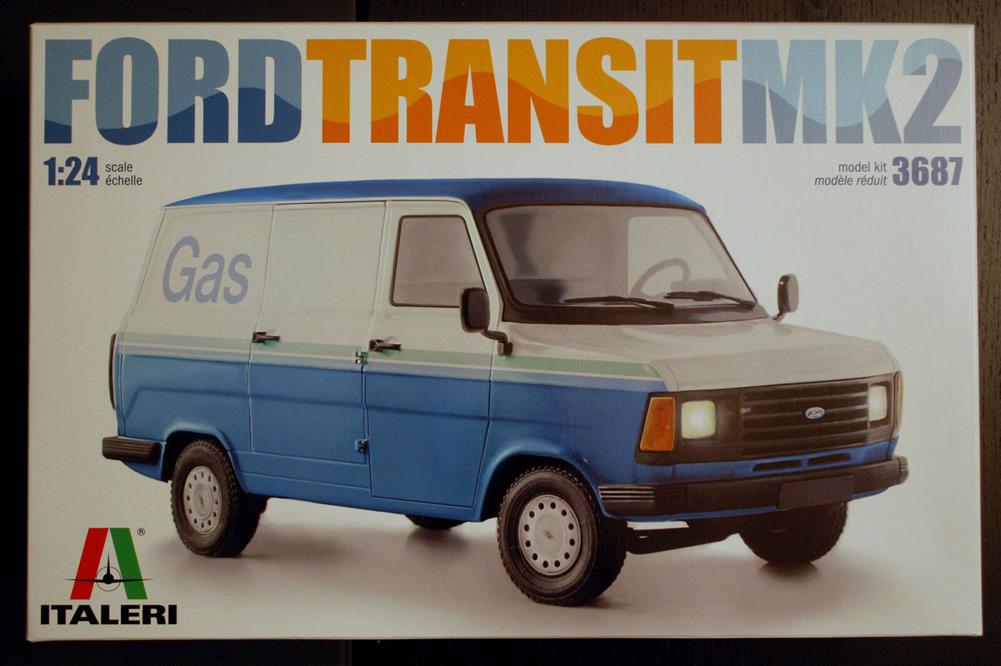 1978 Ford Transit Mk. 2, 1:24, Italeri 3687 wieder 2016 wieder neu