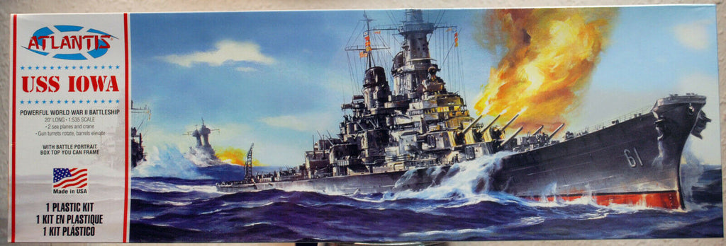 Atlantis 369 USS Iowa BB-61 Schlachtschiff Iowa Klasse 1:535