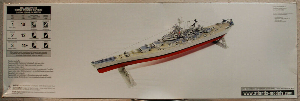 Atlantis 369 USS Iowa BB-61 Schlachtschiff Iowa Klasse 1:535