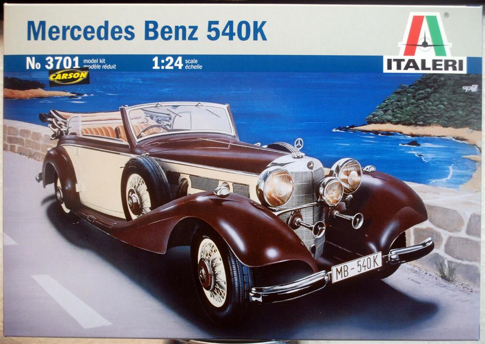 1936 Mercedes Benz 540 K 1:24 Italeri 3701