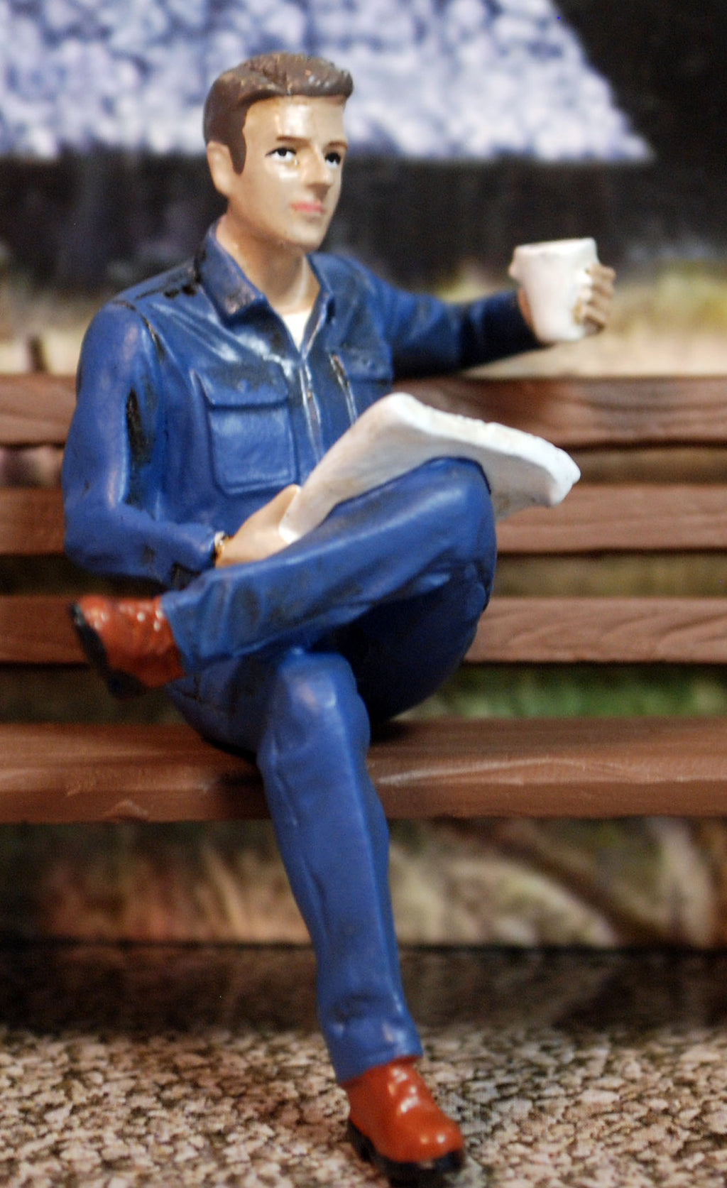 38332 American Diorama Sitting Mechanic I 1:24 neu 2020
