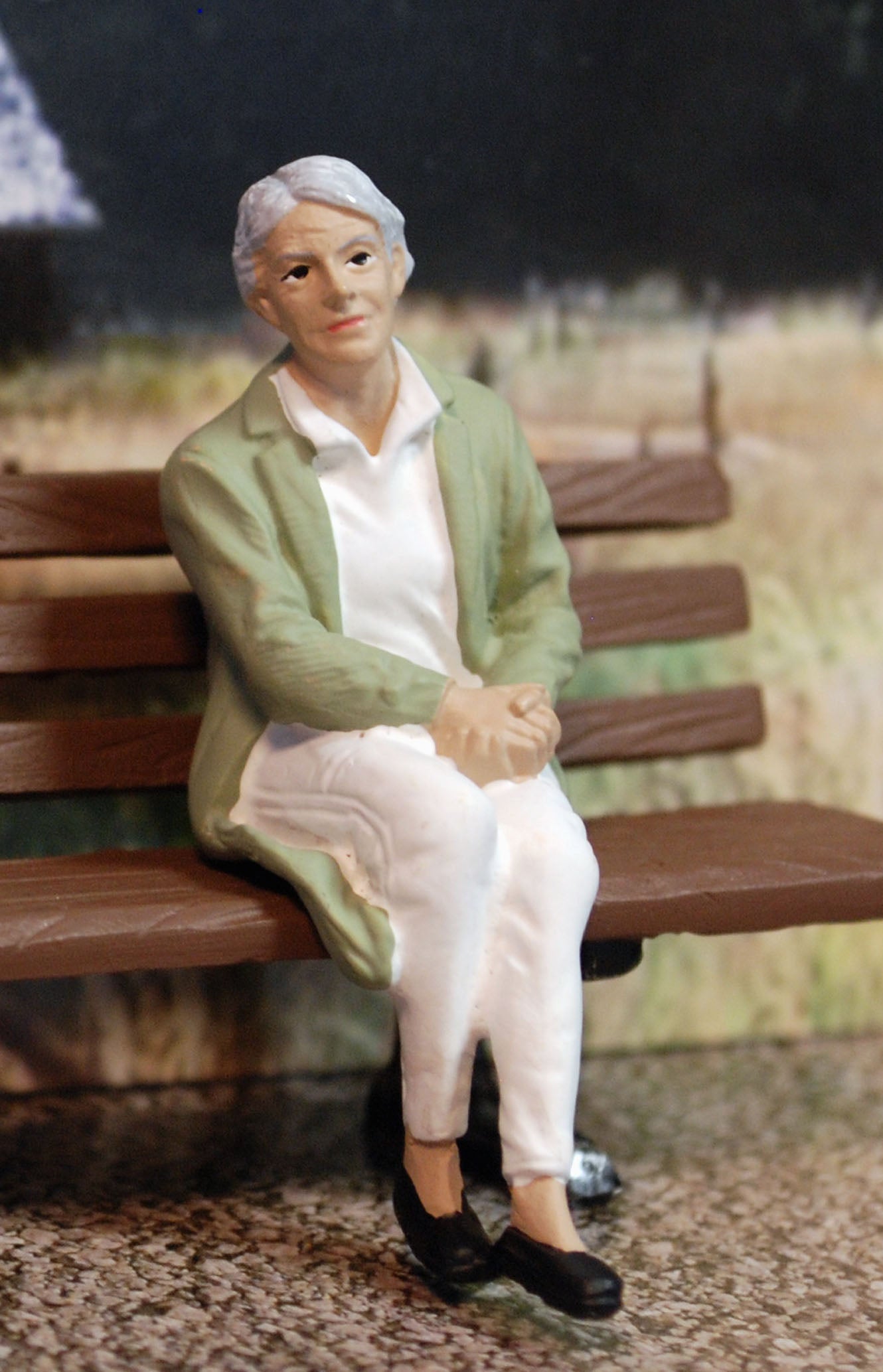 38335 American Diorama Sitting Old Couple II 1:24 neu 2020
