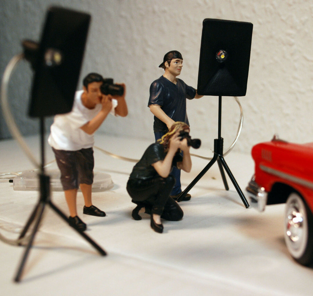 38439 American Diorama Beleuchtungs-Set 2 LED-Strahler 1:24