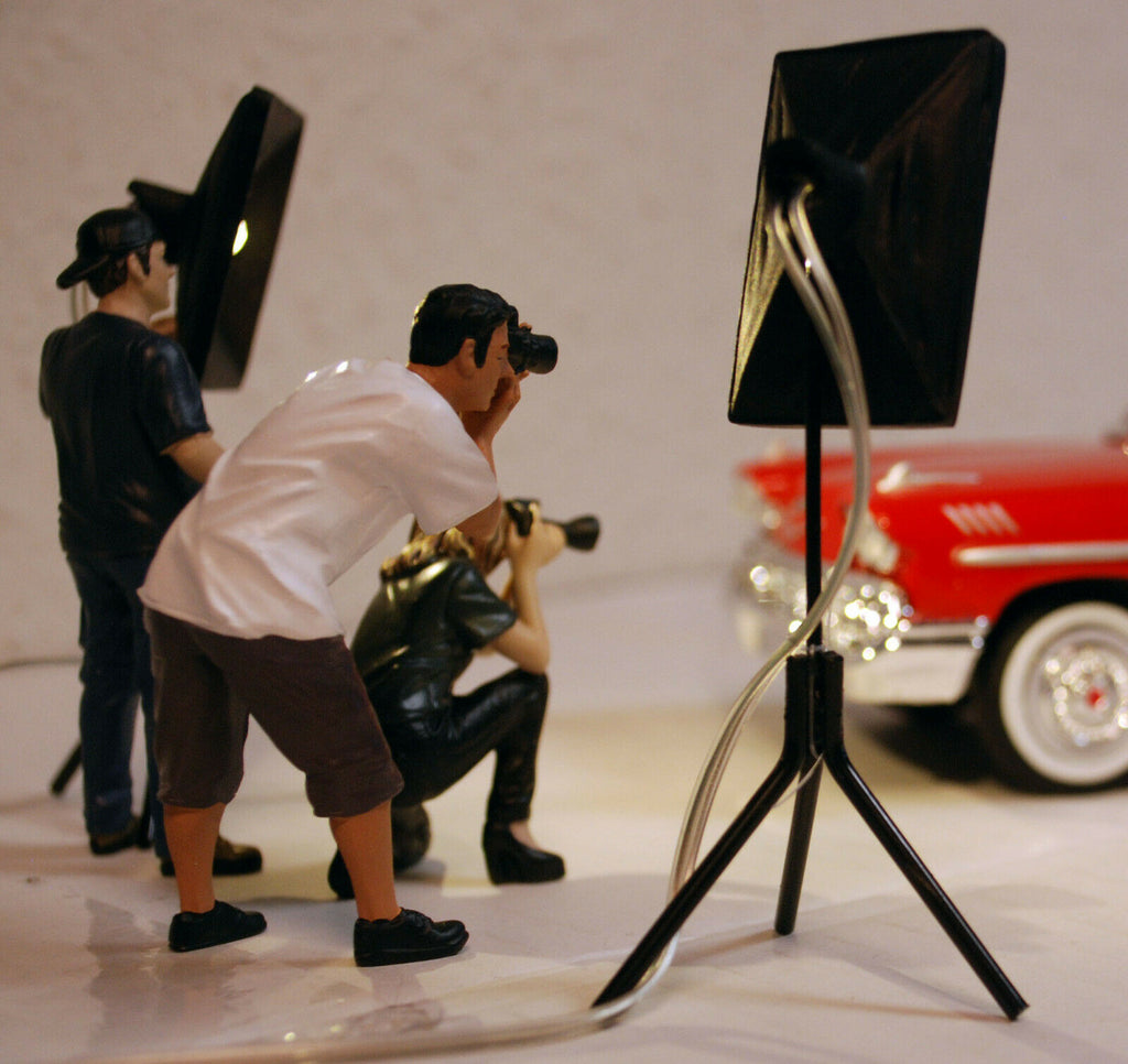 38439 American Diorama Beleuchtungs-Set 2 LED-Strahler 1:24