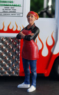 38442 American Diorama Food Truck Chef Gloria 1:24 neu 2018