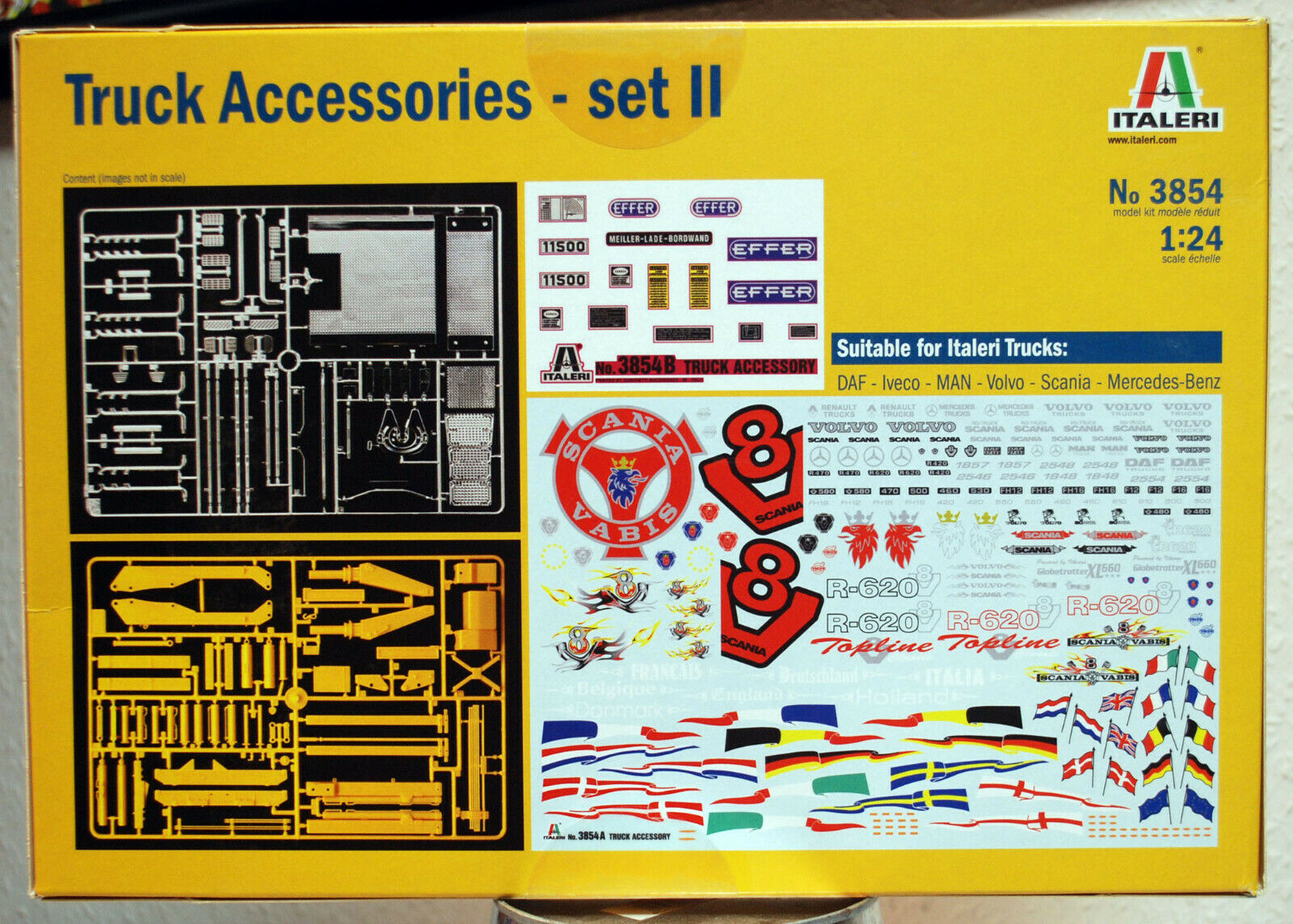 3854 Italeri Truck Accessories Set II LKW Zubehör  1:24