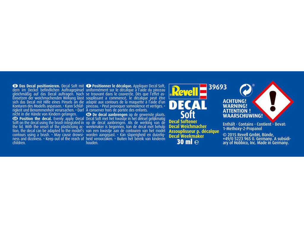 Revell 39693 Decal Soft Weichmacher für Abziehbilder Decals