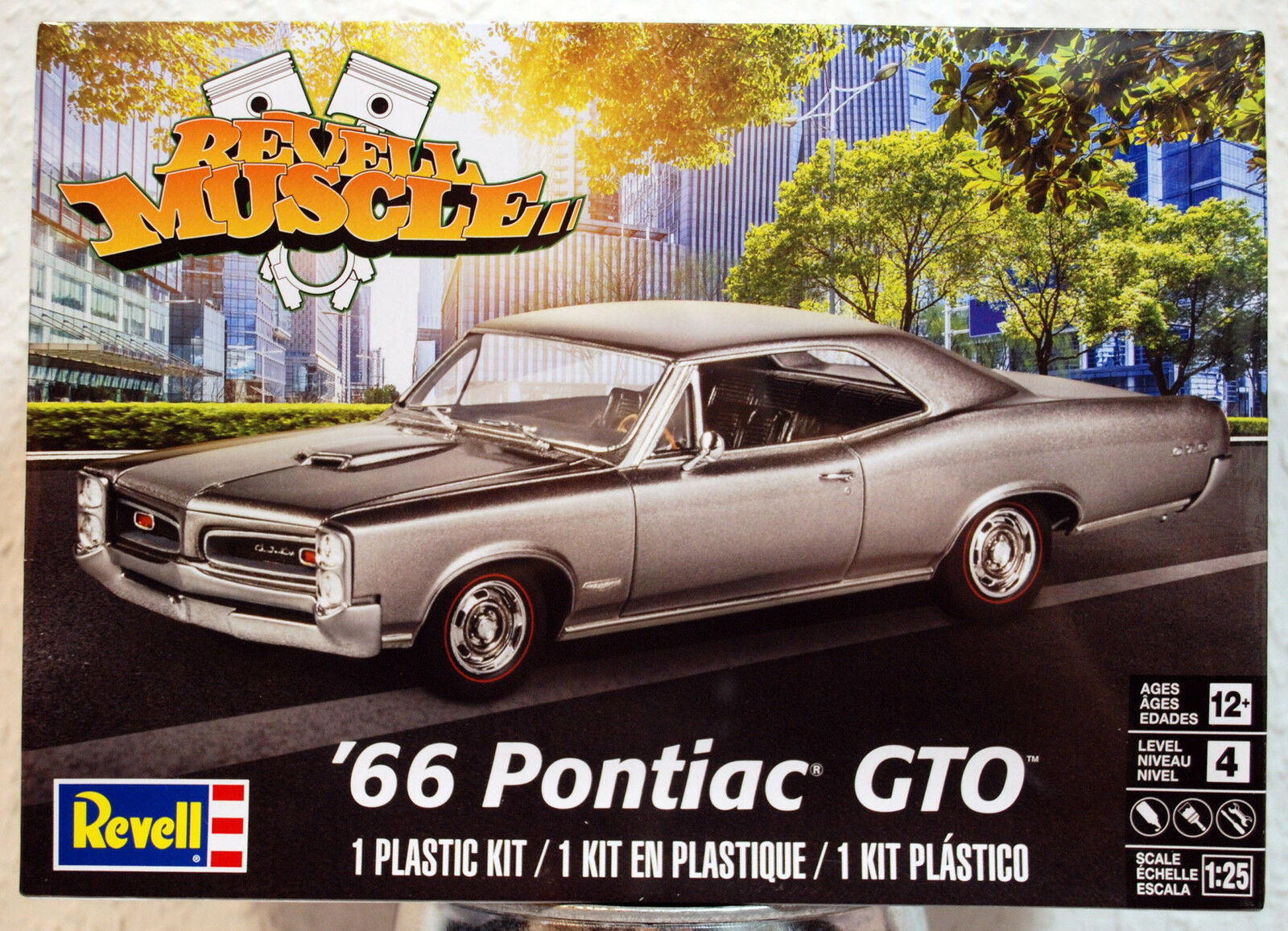 Revell 4479 1966 Pontiac GTO  1:25  Bausatz american muscle car NEW!!!
