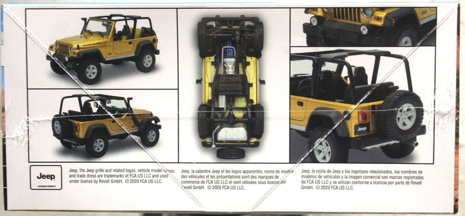 Revell 4501 2003 Jeep Wrangler Rubicon 1:25 neu 2020 USA Bausatz