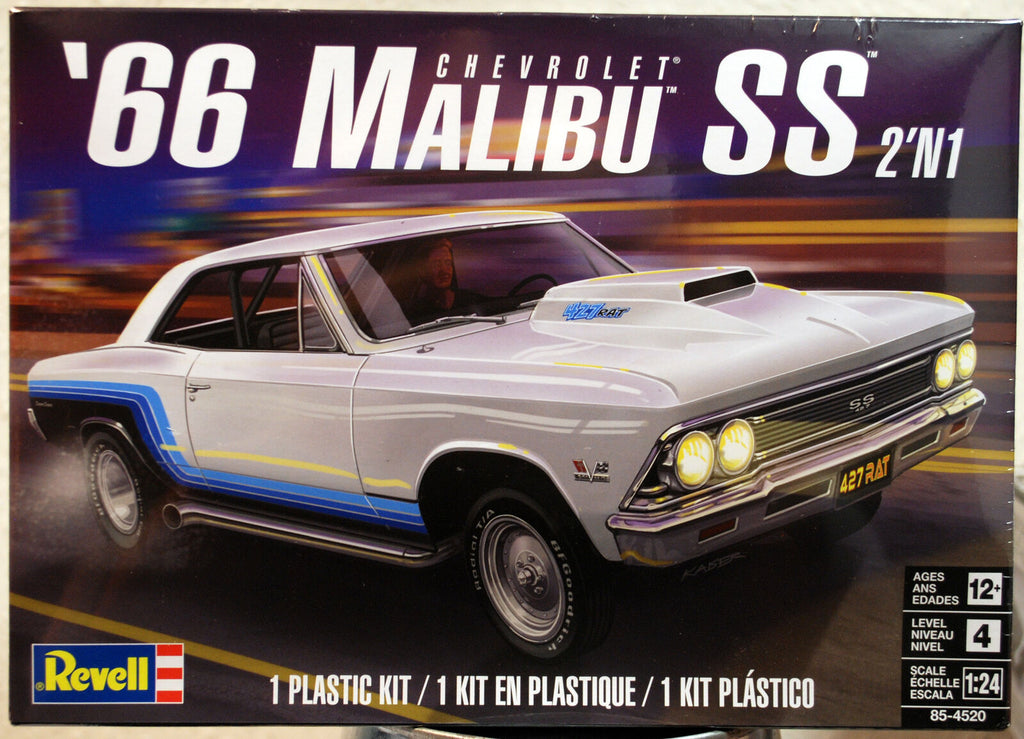 Revell 4520 1966 Chevrolet Malibu SS Street Machine 2´n1 1:24