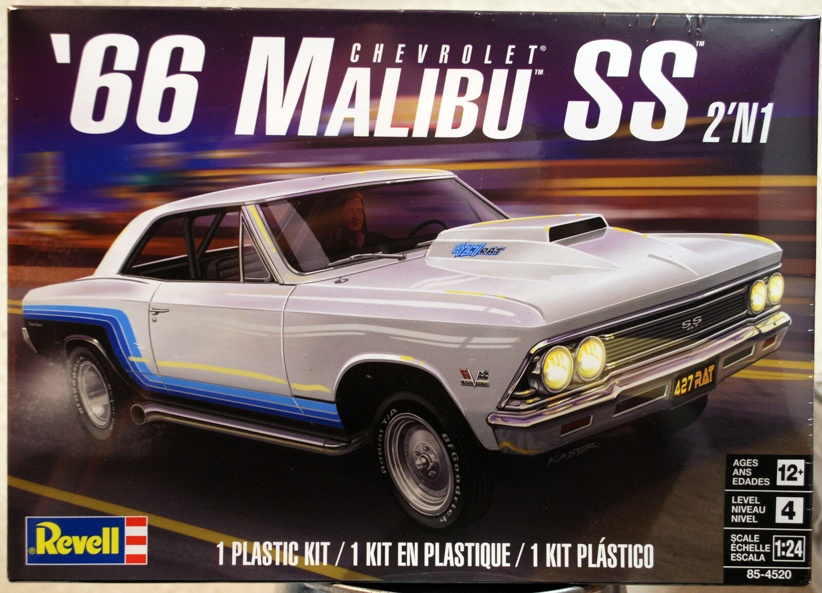 Revell 4520 1966 Chevrolet Malibu SS Street Machine 2´n1 1:24