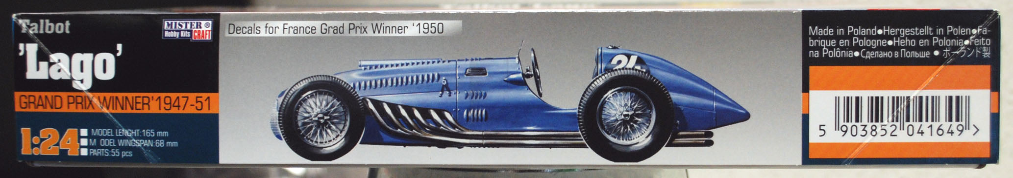 1947 - 1951 Talbot Lago GP Grand Prix F1 1:24 Mistercraft Smer 041649