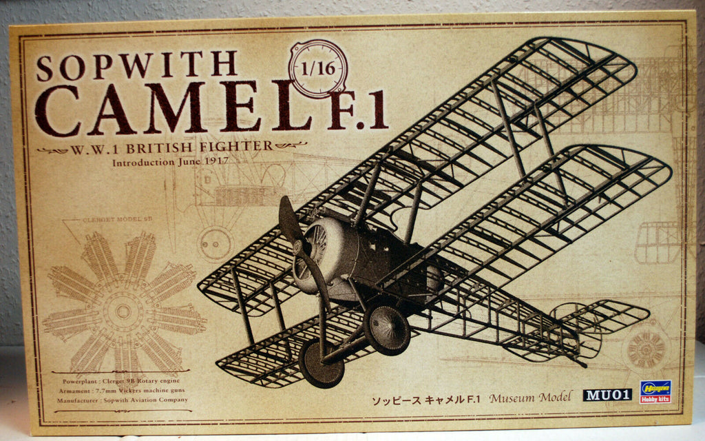 1917 Sopwith Camel F.1 1:16 Hasegawa 50031