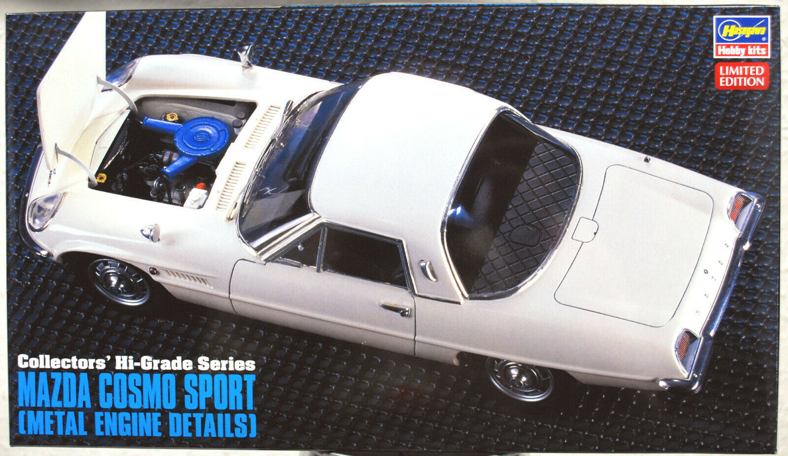 Hasegawa 51046 1968 Mazda Cosmo Sport L10B mit Motor + PE Teilen 1:24 limitiert