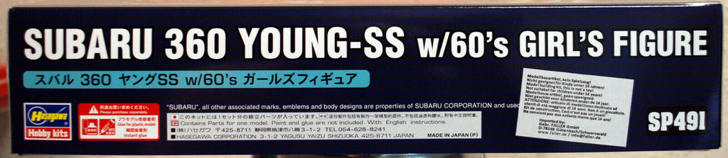 Hasegawa 52291 1968 Subaru 360 Young SS K111 mit Figur 1:24