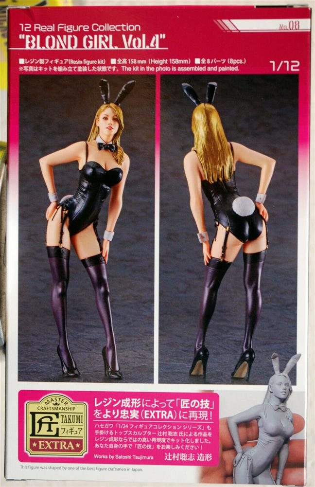 Hasegawa 52294 Girl´s Rider Motorrad Fahrer Blond Girl IV 1:12 Neu 2021