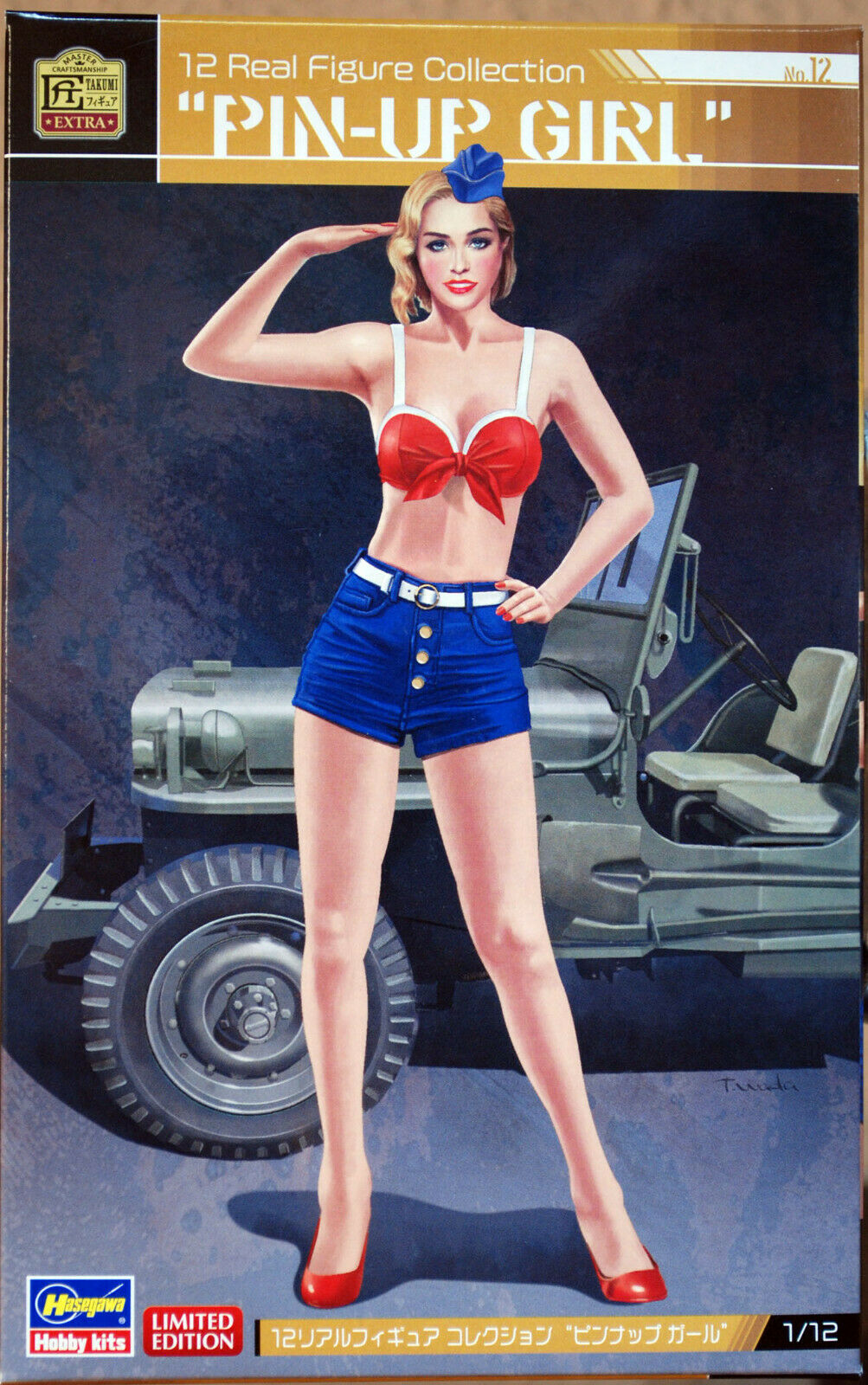Hasegawa 52307 Real Figure Collection Pin Up 1:12 Neu 2021