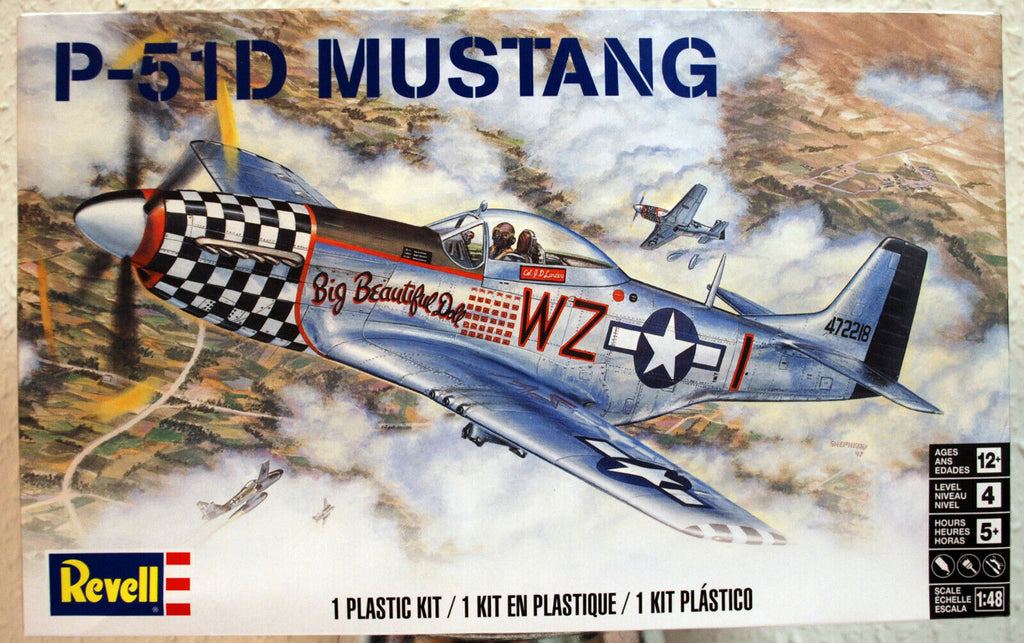 Revell 5241 P 51 D Mustang Big Beautifull Doll, Miss Marilyn II 1:48 Flugzeug