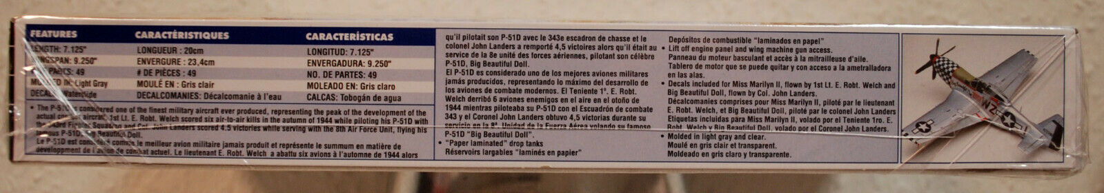 Revell 5241 P 51 D Mustang Big Beautifull Doll, Miss Marilyn II 1:48 Flugzeug