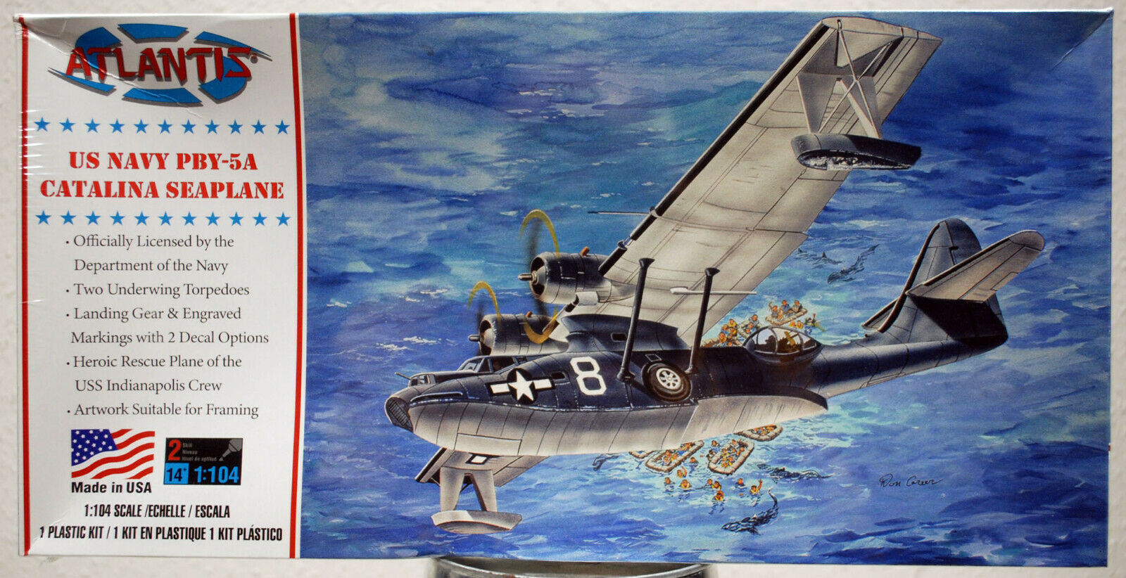 US navy PBY-5A Catalina Seaplane 1:104  Atlantis 5301