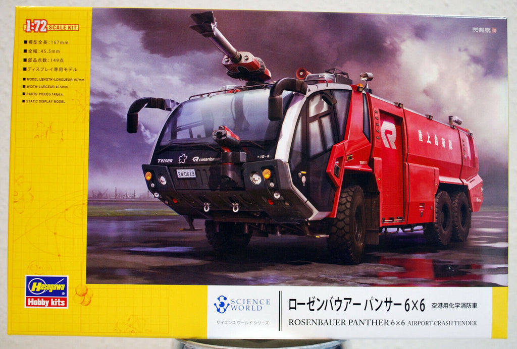 Feuerwehr Rosenbauer Panther 6x6 1:72 Hasegawa 54005 neu 2019 neu neu