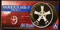 Aoshima 054253 Felgen Fabulous Various MB 5 Face 3 20 Zoll inkl. Reifen 1:24 #61