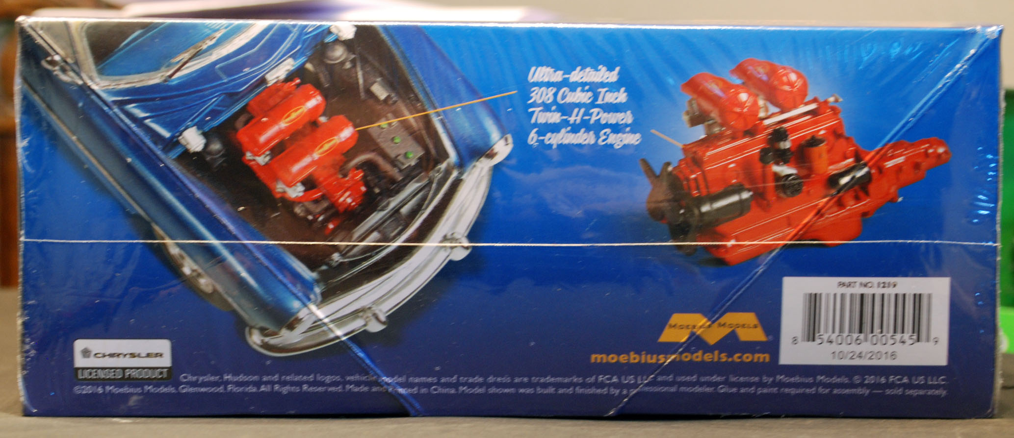 Moebius 1219 1954 The Fabulous Hudson Hornet Matty Winspur 1:25