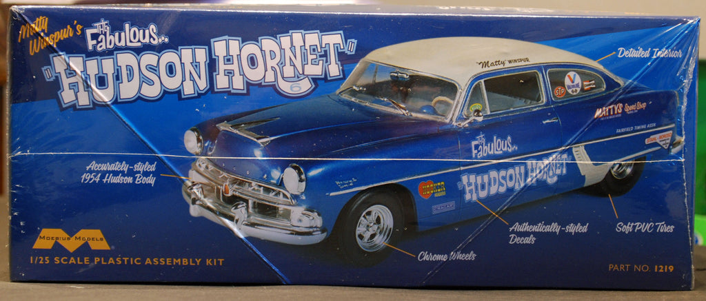 Moebius 1219 1954 The Fabulous Hudson Hornet Matty Winspur 1:25