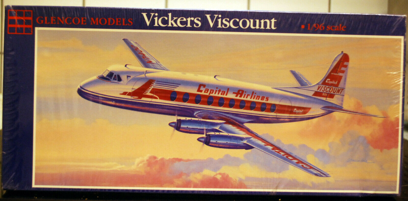 Glencoe 5501 Vickers Viscount Capital Airlines 1:96
