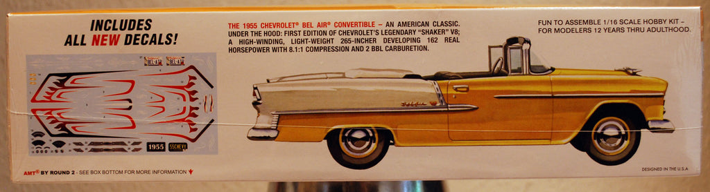 1955 Chevrolet Bel Air Convertible 1:16 AMT 1134 wieder neu 2019