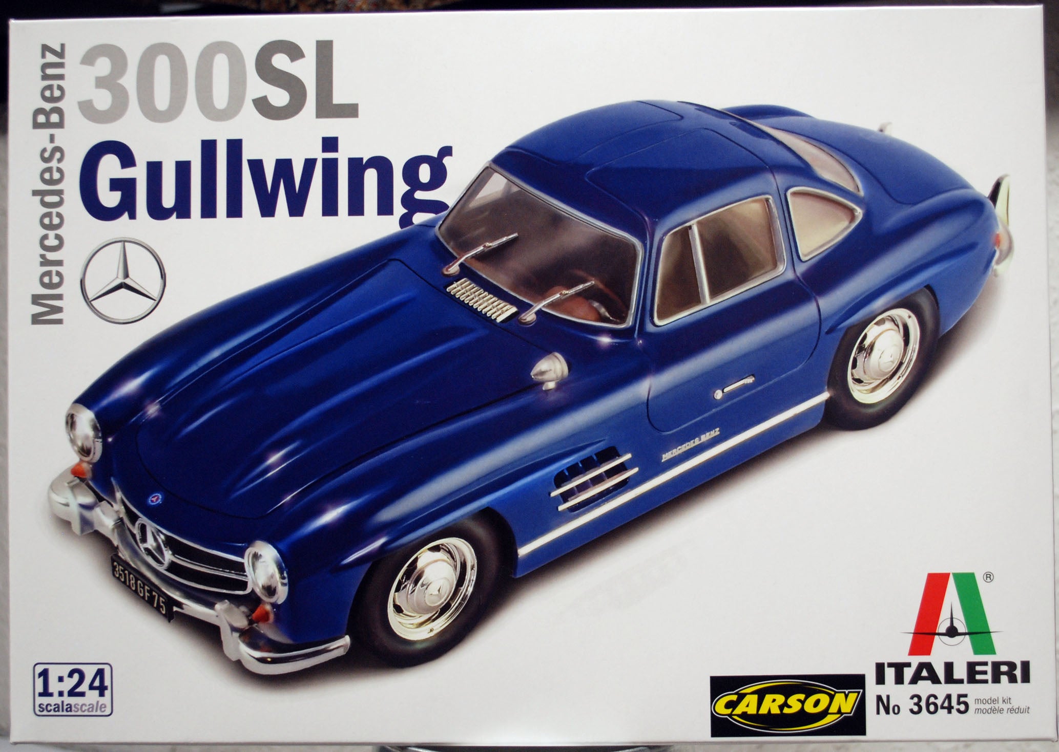 1955 Mercedes Benz 300 SL 1:24 Italeri 3645