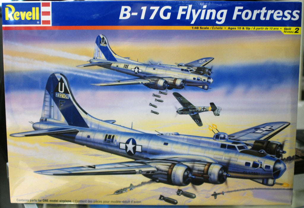 Revell 5600 B 17 G Flying Fortress WW II Bomber 1:48 Flugzeug Bausatz