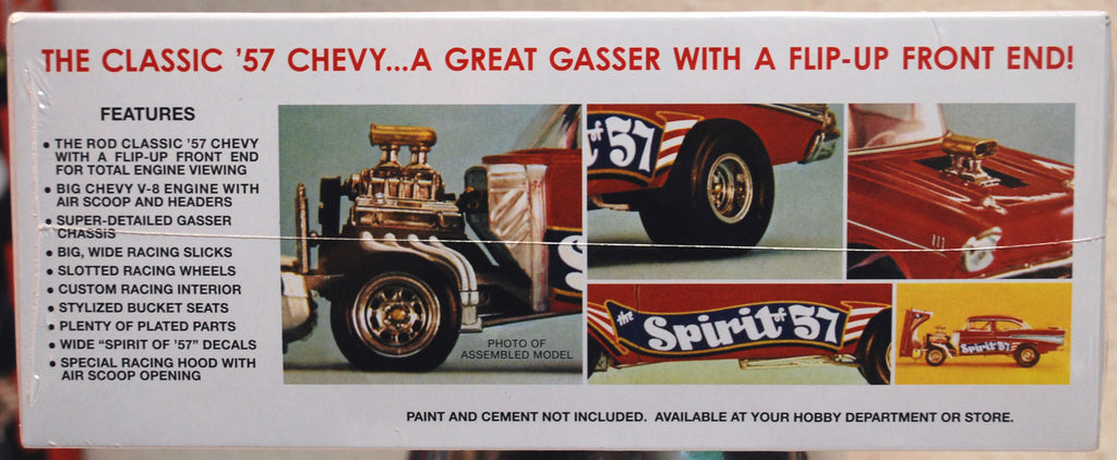1957 Chevrolet Bel Air Spirit of 57 Flip Nose Gasser 1:25 Mpc 904