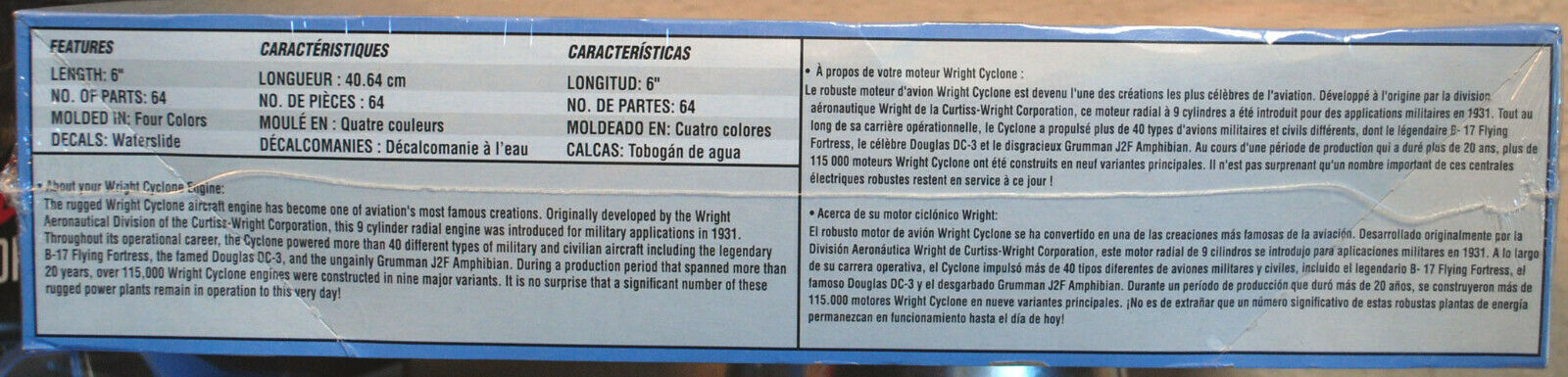 Atlantis 6052 Wright Cyclone 9 Radial Engine Sternmotor 1:12