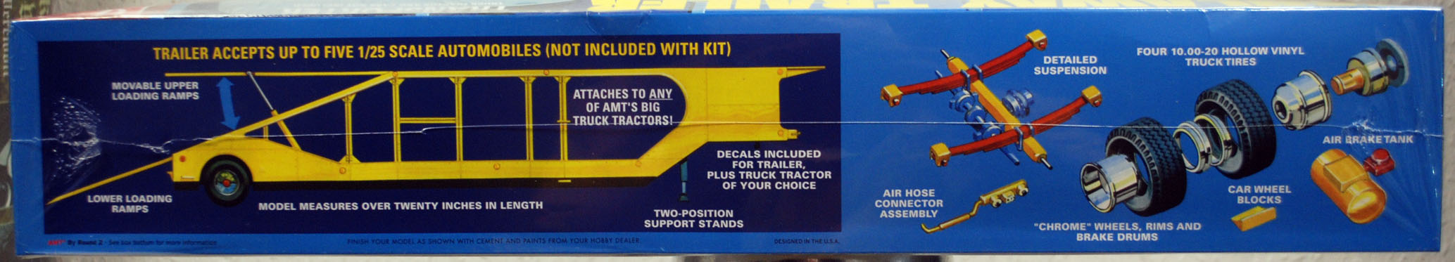 Haulaway Trailer ( Five Car Automobile Transporter ) 1:25 AMT 1193
