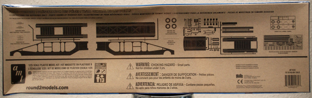 Haulaway Trailer ( Five Car Automobile Transporter ) 1:25 AMT 1193