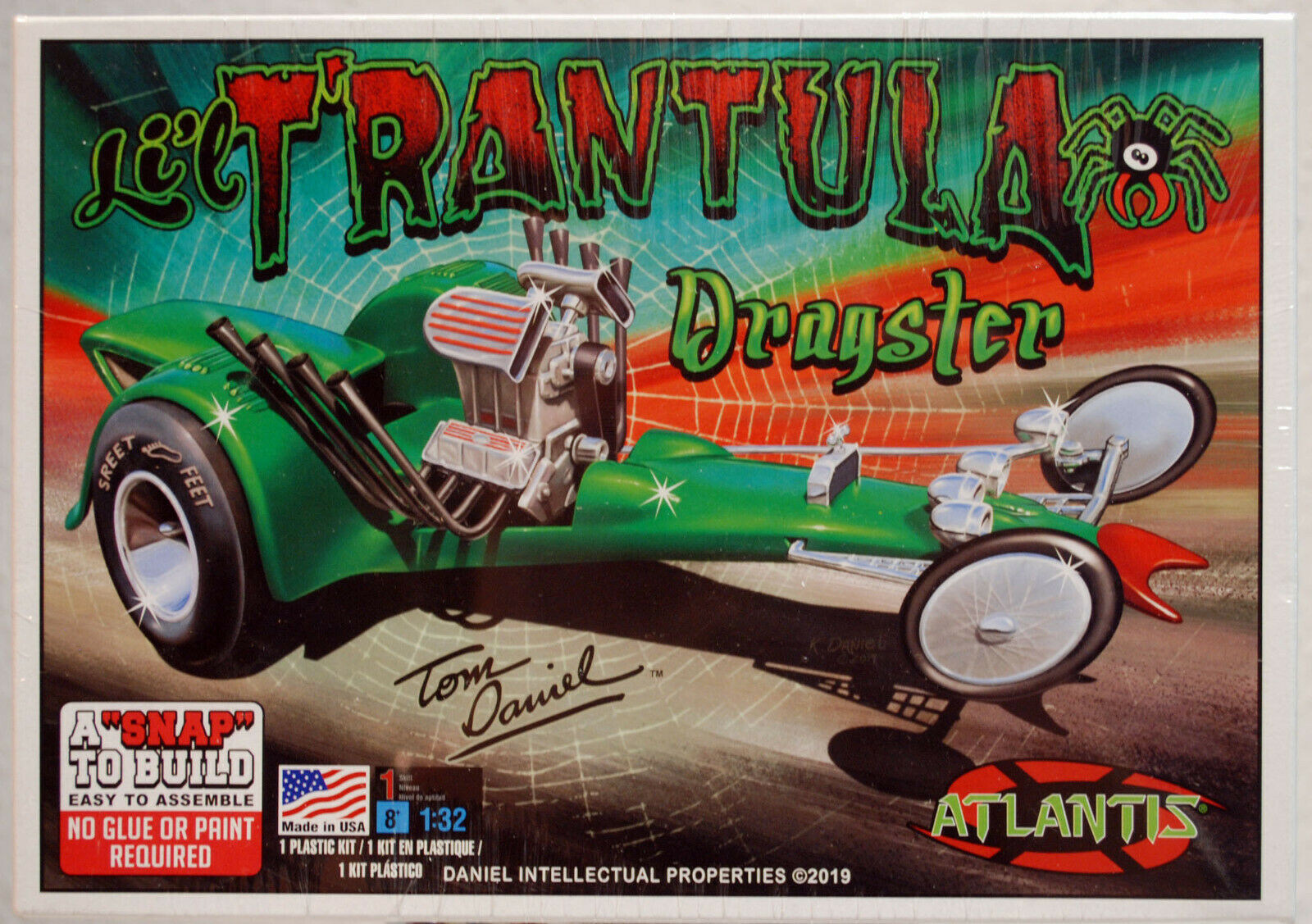 Tom Daniels Li´l T´rantula Dragster 1:32 Atlantis 6651 wieder neu 2019