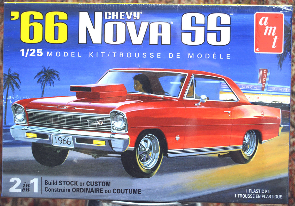 1966 Chevrolet Nova SS 2´n1 1:25 AMT 1198