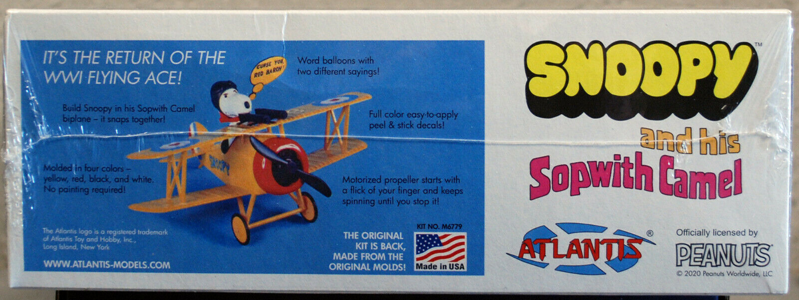 Peanuts Snoopy and his Sopwith Camel (vs. the Red Baron) Atlantis 6779