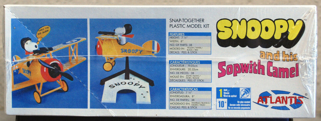 Peanuts Snoopy and his Sopwith Camel (vs. the Red Baron) Atlantis 6779