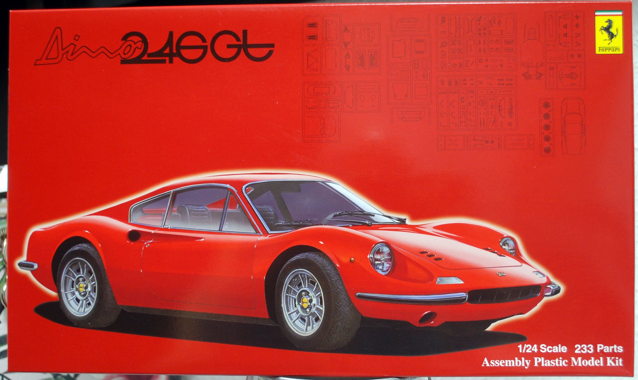 Fujimi 126524 1969 Ferrari 246 Dino GT 1:24 Enthusiast