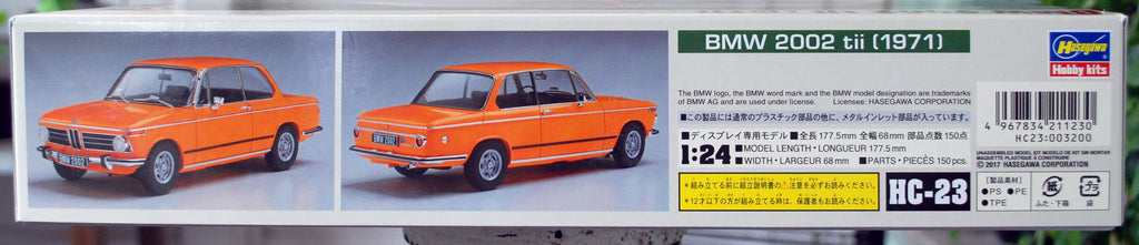 1971 BMW 2002 tii 1:24 Hasegawa 21123 neu 2017  new tool
