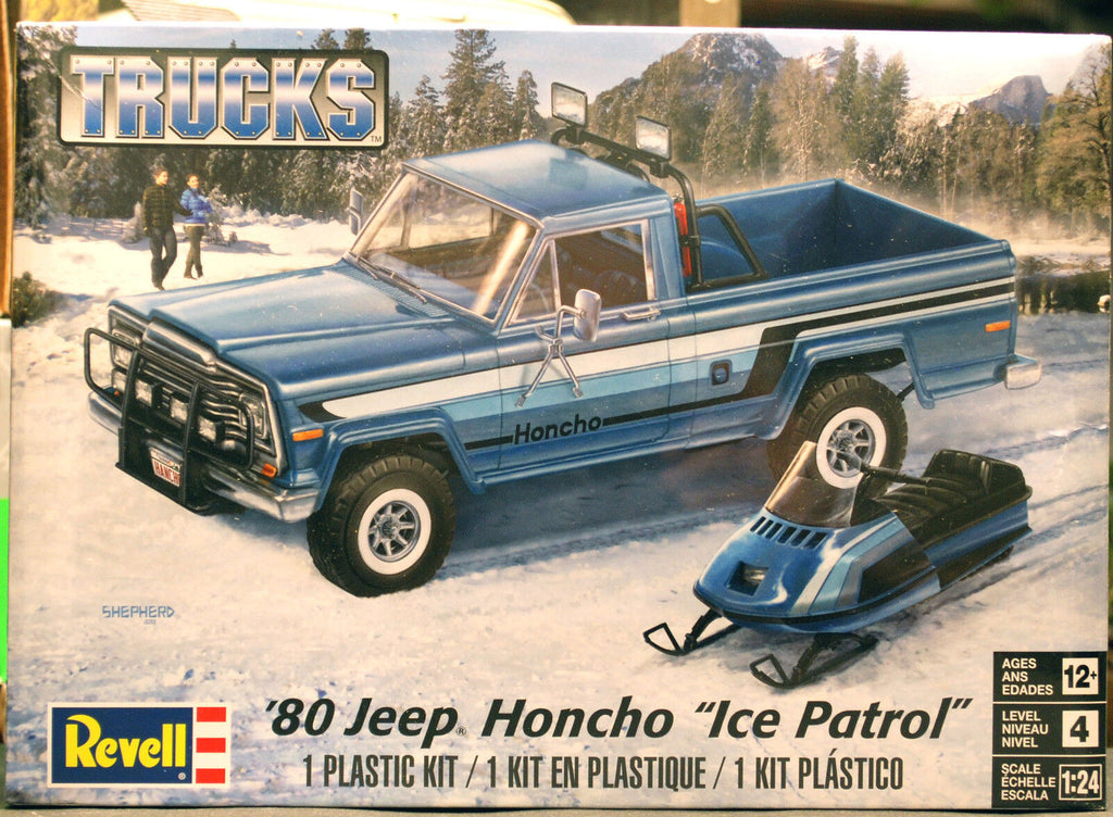 Revell 7224 1980 Jeep Honcho Ice Patrol 1:24  2018 Bausatz USA