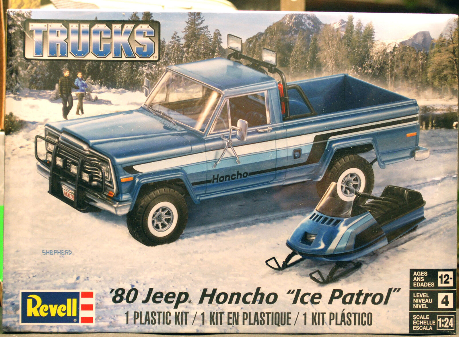 Revell 7224 1980 Jeep Honcho Ice Patrol 1:24  2018 Bausatz USA